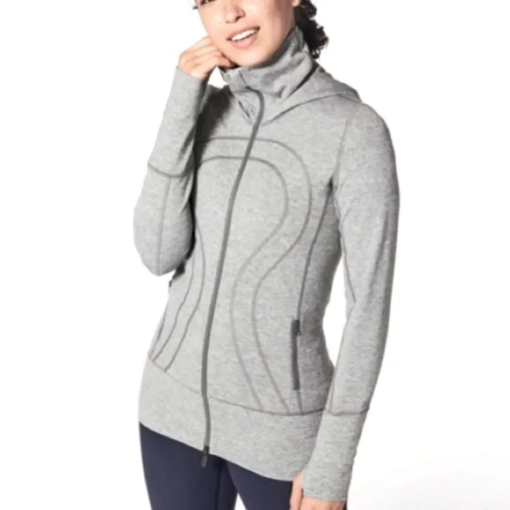 Lululemon In Stride Jacket Women’s Size 4 Heather Slate Grey